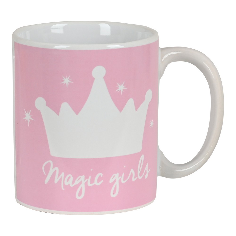 Mugg Moos Magic girls Keramik Rosa (350 ml)