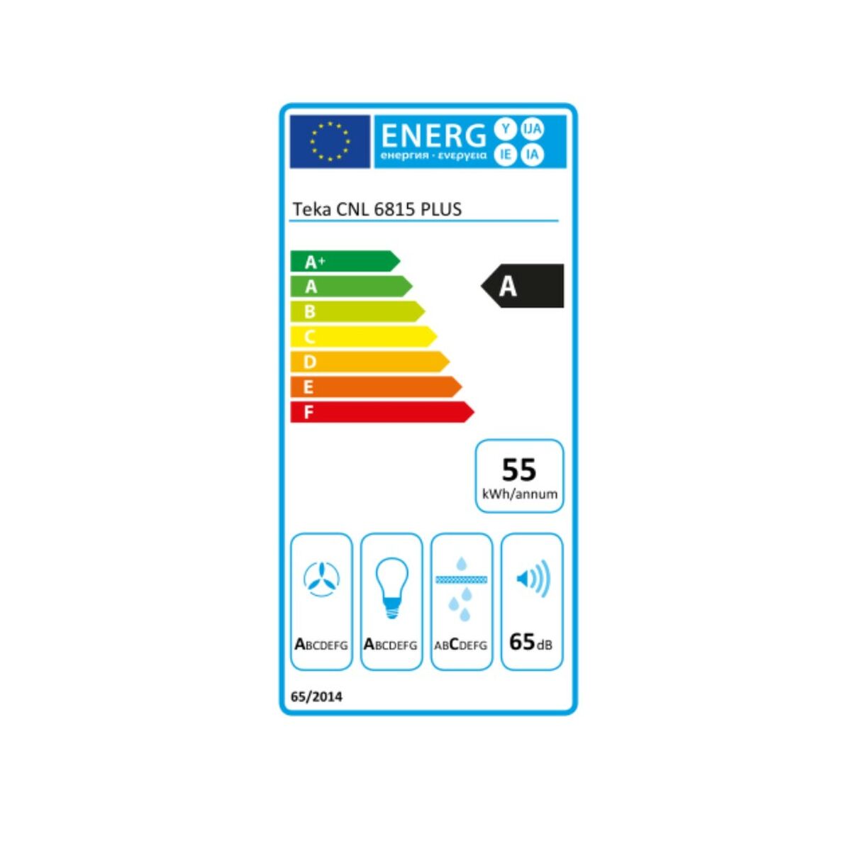 Konventionell fläkt Teka CNL 6815 PLUS Silvrig Stål - 2