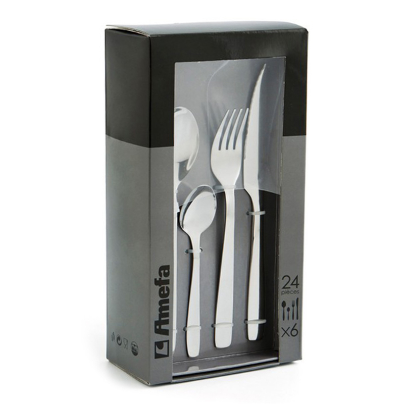 Bestick-set Amefa Hotel Metall Stål Rostfritt stål 24 Delar - 2