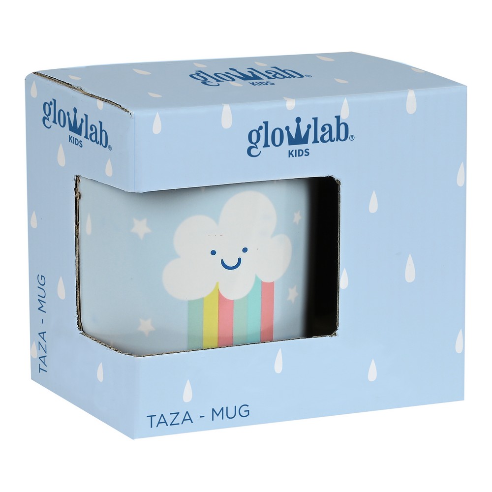 Mugg Glow Lab Nube Keramik Ljusblå (350 ml) - 3