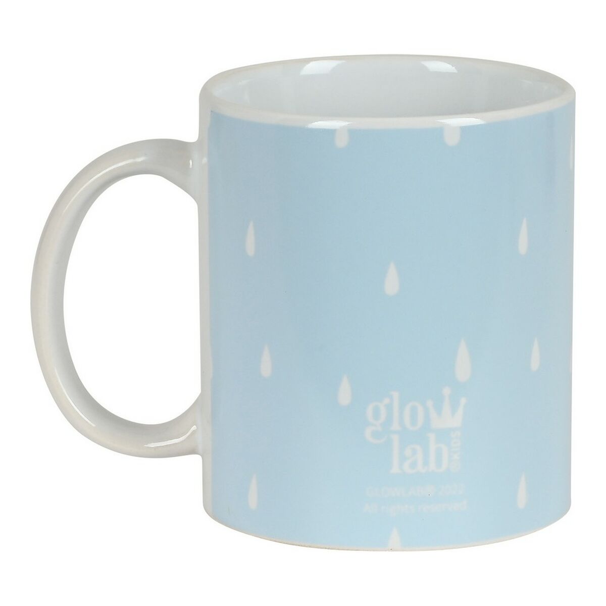 Mugg Glow Lab Nube Keramik Ljusblå (350 ml) - 5