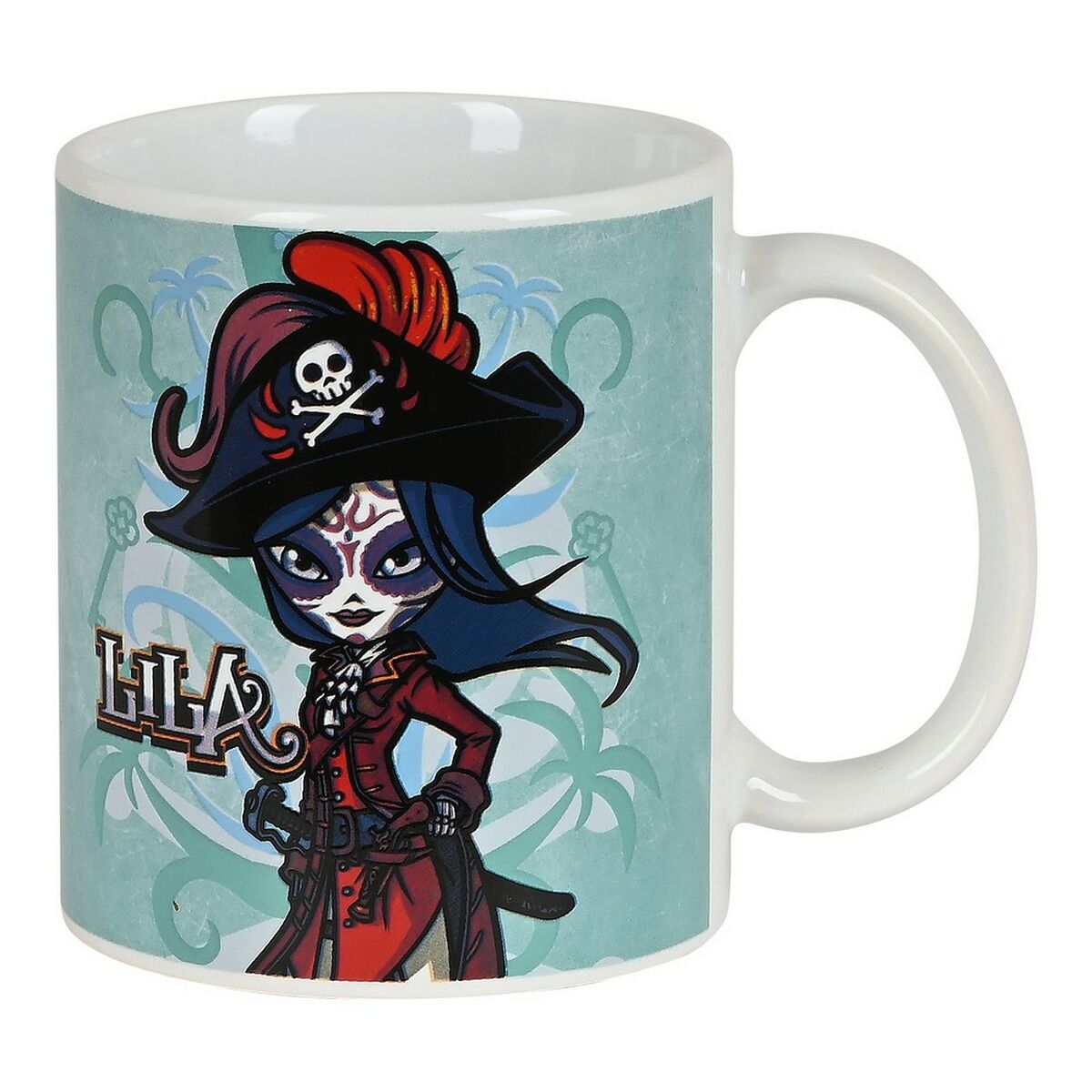 Mugg Catrinas Claire, noelia y lila Keramik Blå (350 ml) - 4