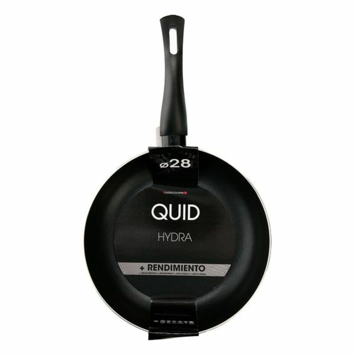 Non-stick-panna Quid Hydra Svart Metall Bakelit, Mått: 24 x 7,7 cm - 5