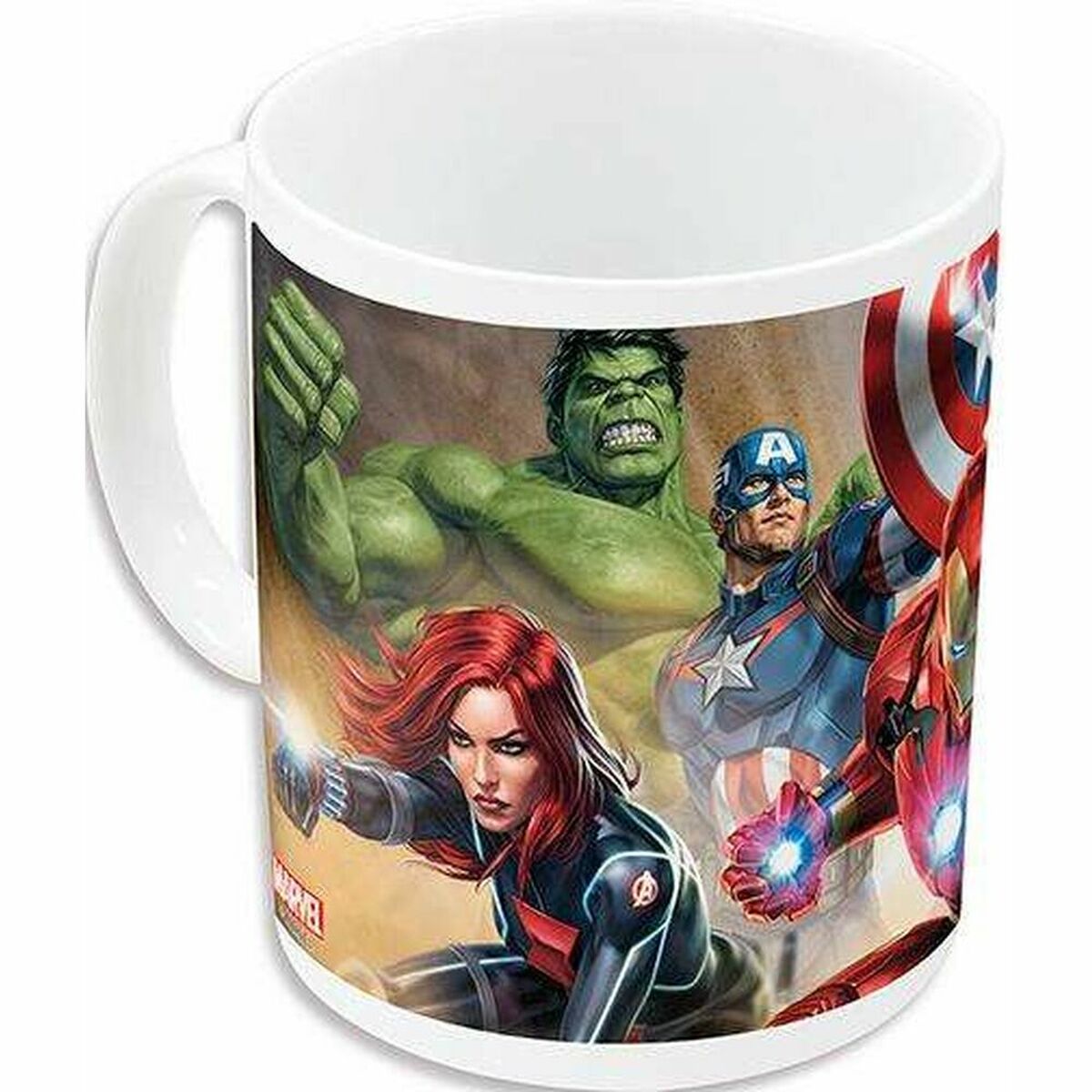 Mugg The Avengers Infinity Vit Keramik Röd (350 ml) - 3