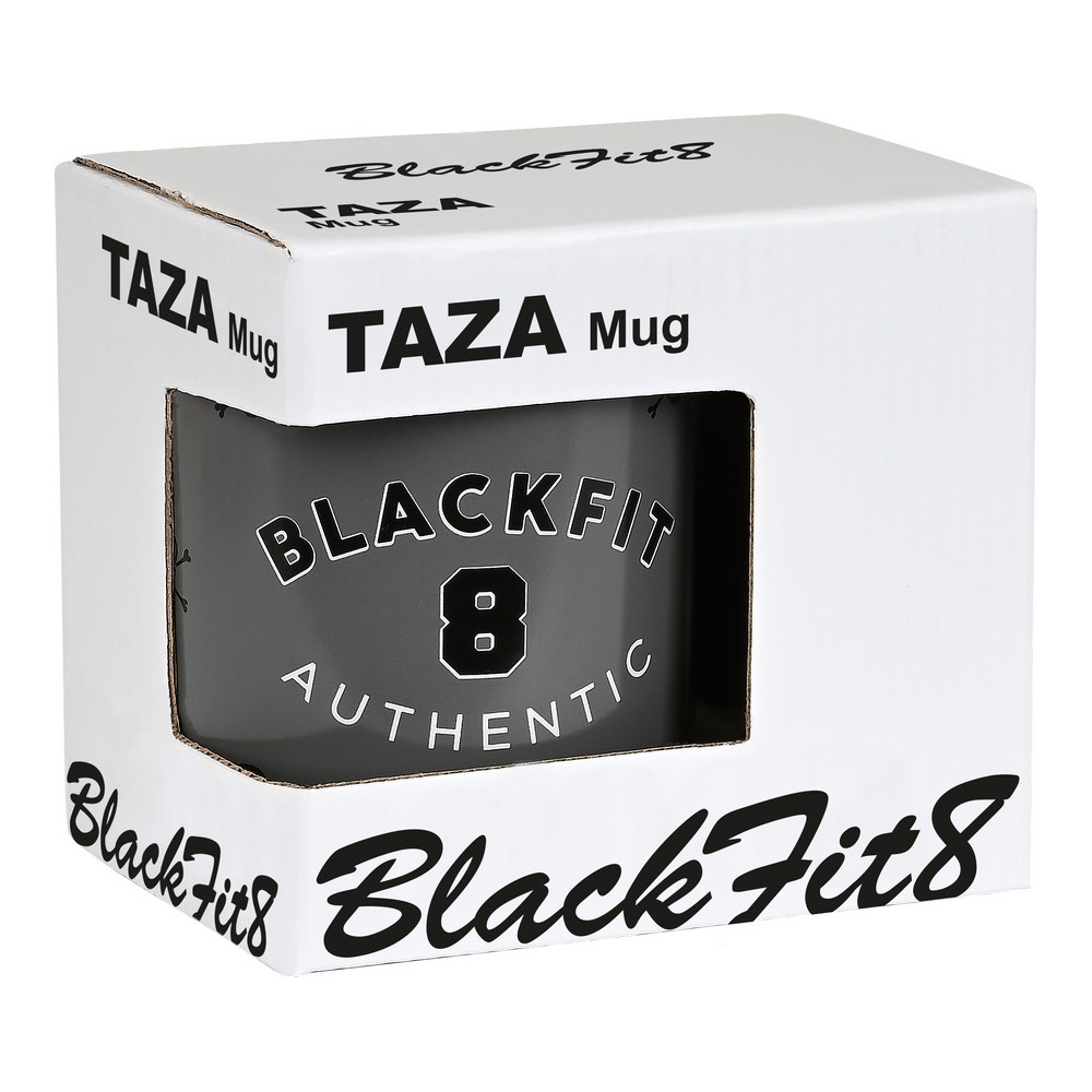 Mugg BlackFit8 Skull Keramik Svart Grå (350 ml) - 3