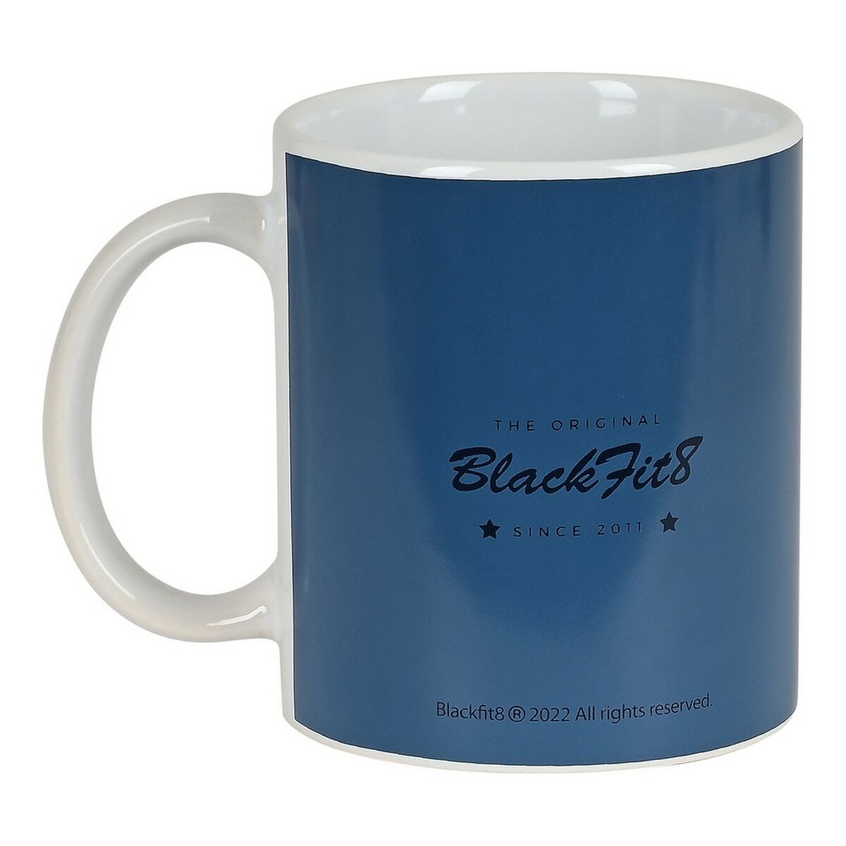 Mugg BlackFit8 Stamp Keramik Blå (350 ml) - 5