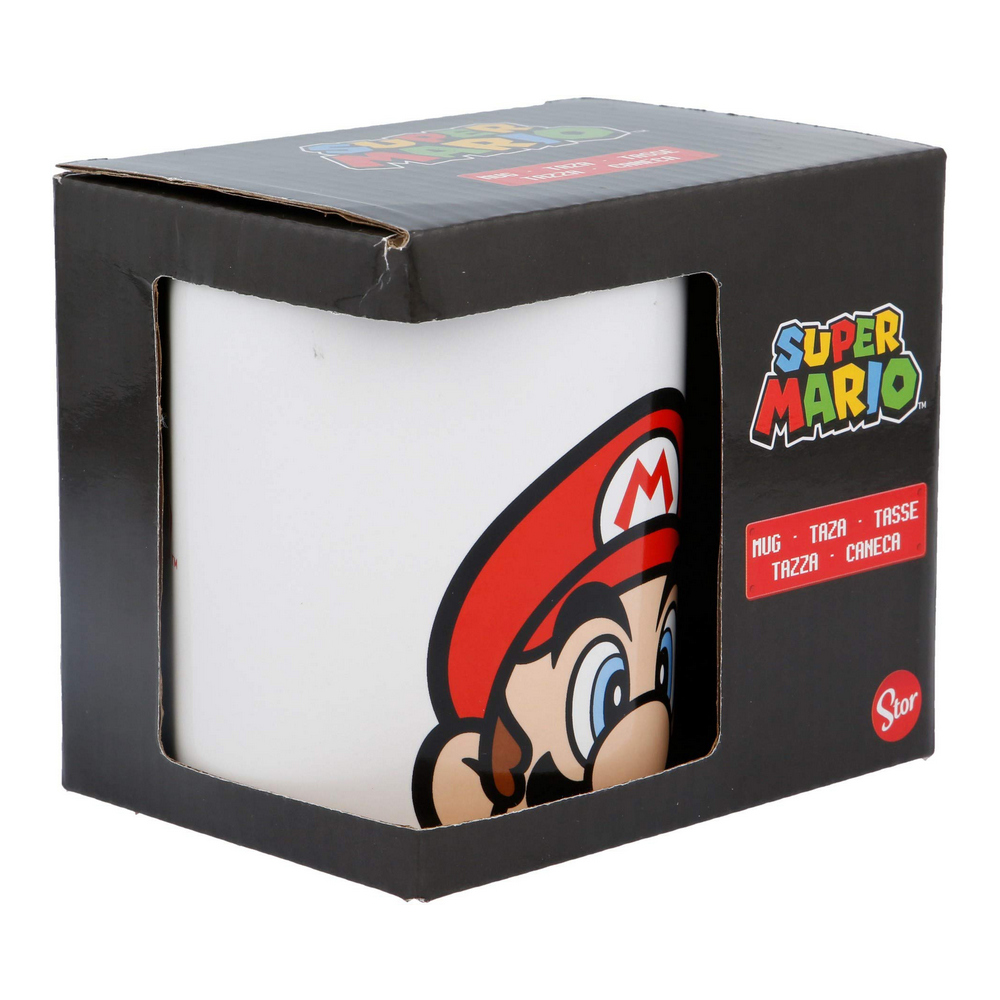 Mugg Super Mario Vit Keramik Röd (350 ml) - 5