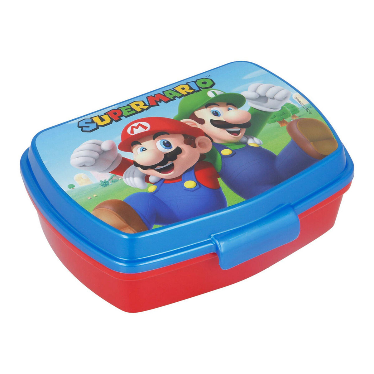 Smörgåslåda Super Mario Plast Röd Blå (17 x 5.6 x 13.3 cm) - 9