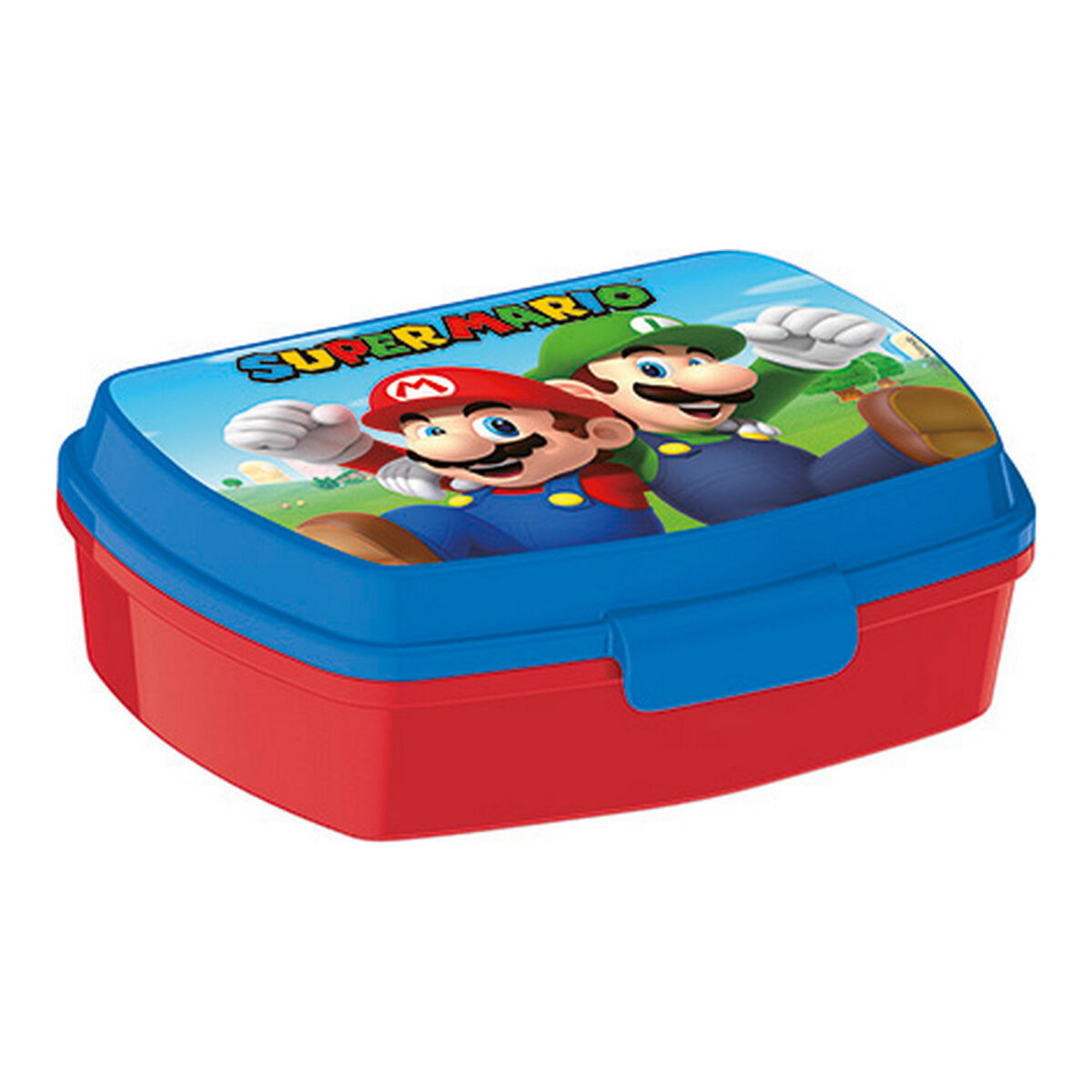 Smörgåslåda Super Mario Plast Röd Blå (17 x 5.6 x 13.3 cm) - 10