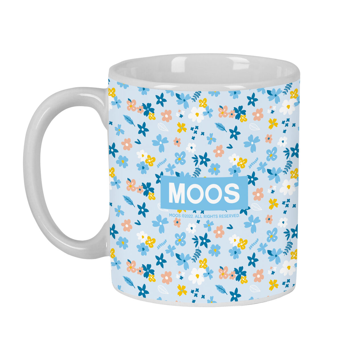 Mugg Moos Lovely Keramik Ljusblå (350 ml) - 6
