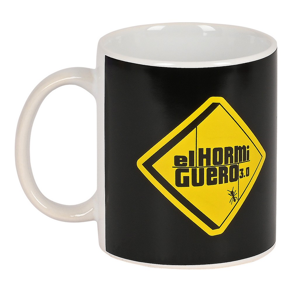 Mugg El Hormiguero Vit Keramik Svart (350 ml) - 2