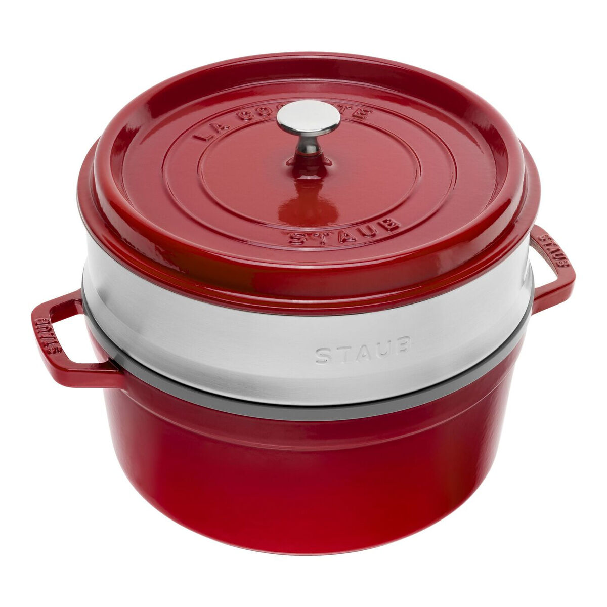 Kastrull Zwilling STAUB LA COCOTTE Röd Cerise Gjutjärn 1 antal (1 Delar)