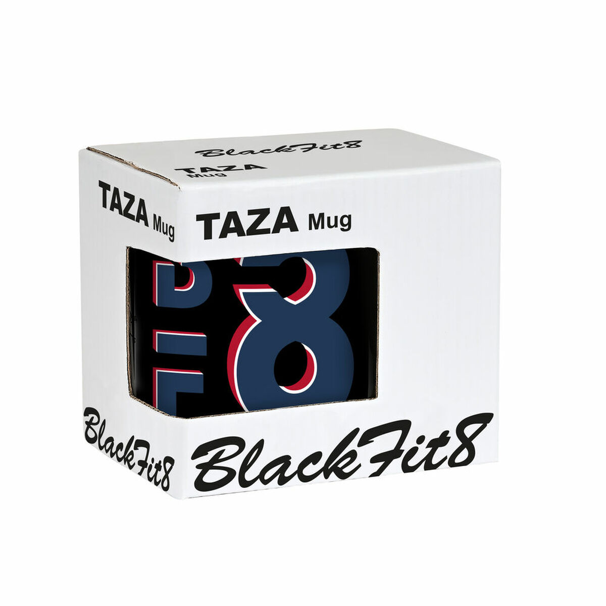 Mugg BlackFit8 Urban Keramik Svart Marinblå (350 ml) - 6