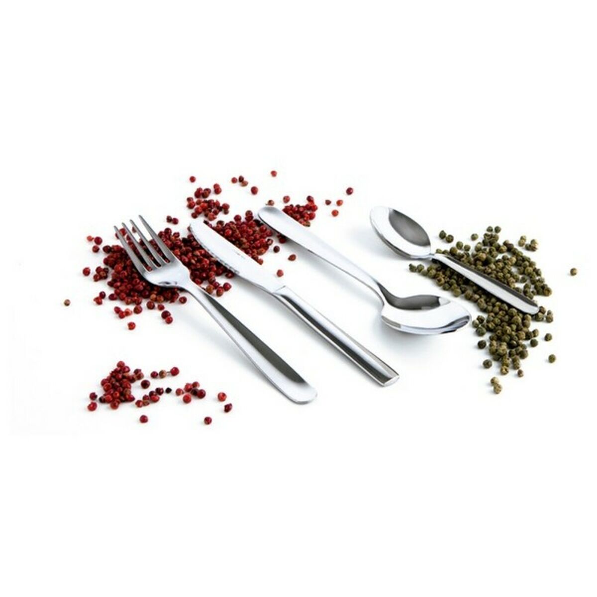 Dessertsked Quid Universal Metall Rostfritt stål 18,5 cm 12 antal - 4