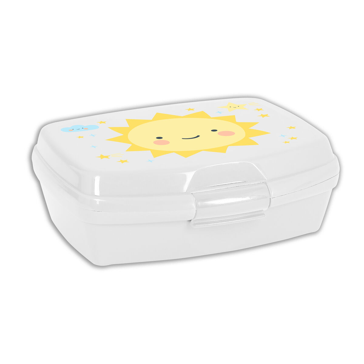 Smörgåslåda Safta Solete Plast Vit Gul (17 x 6 x 14 cm) - 4