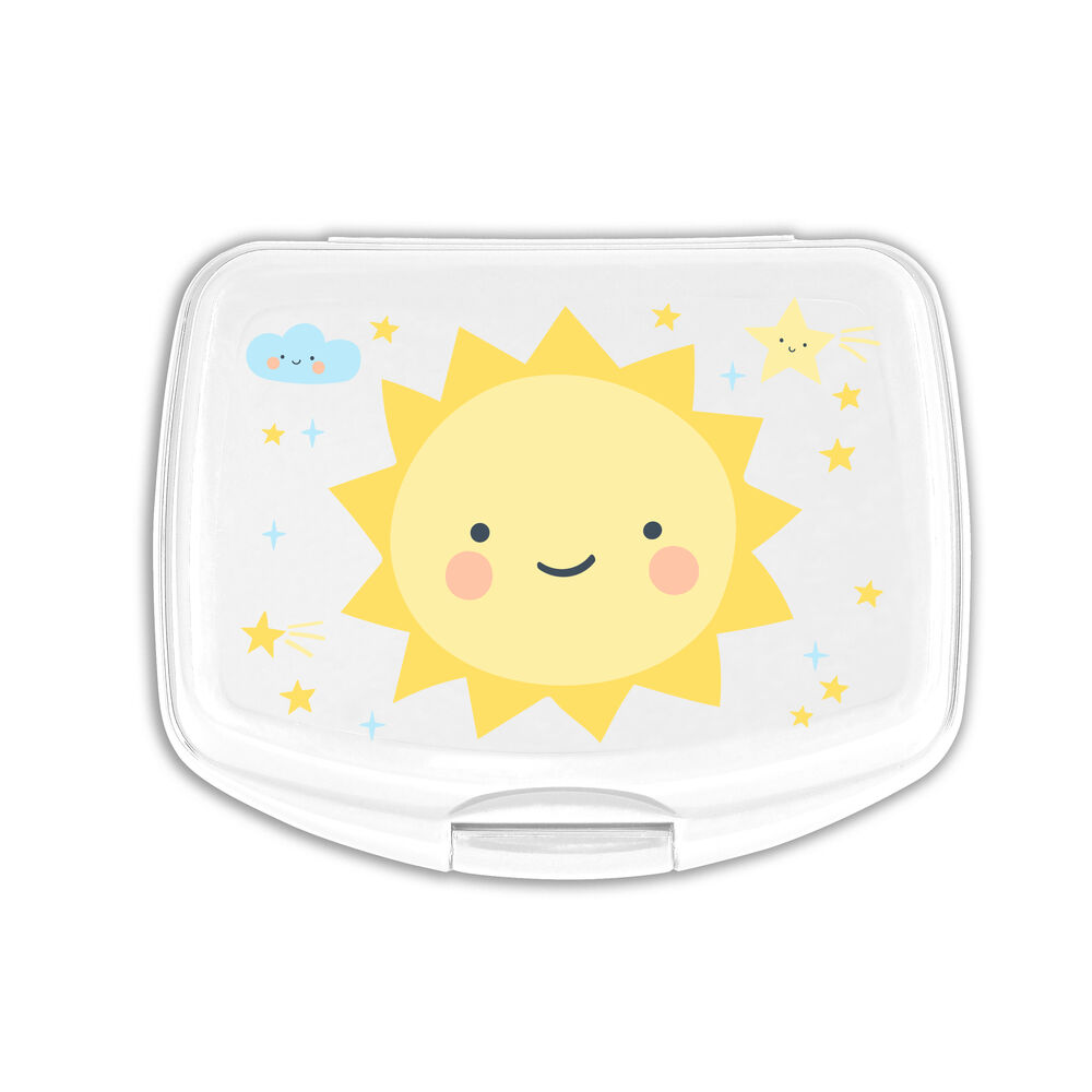 Smörgåslåda Safta Solete Plast Vit Gul (17 x 6 x 14 cm) - 3