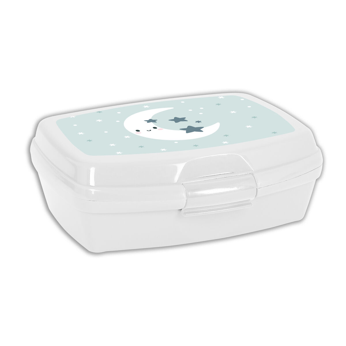 Smörgåslåda Safta Luna Plast Grå (17 x 6 x 14 cm)