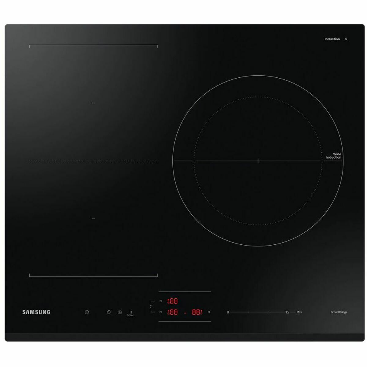 Induktionshäll Samsung NZ63B5046GK/U2 7400 W 59 cm - 2