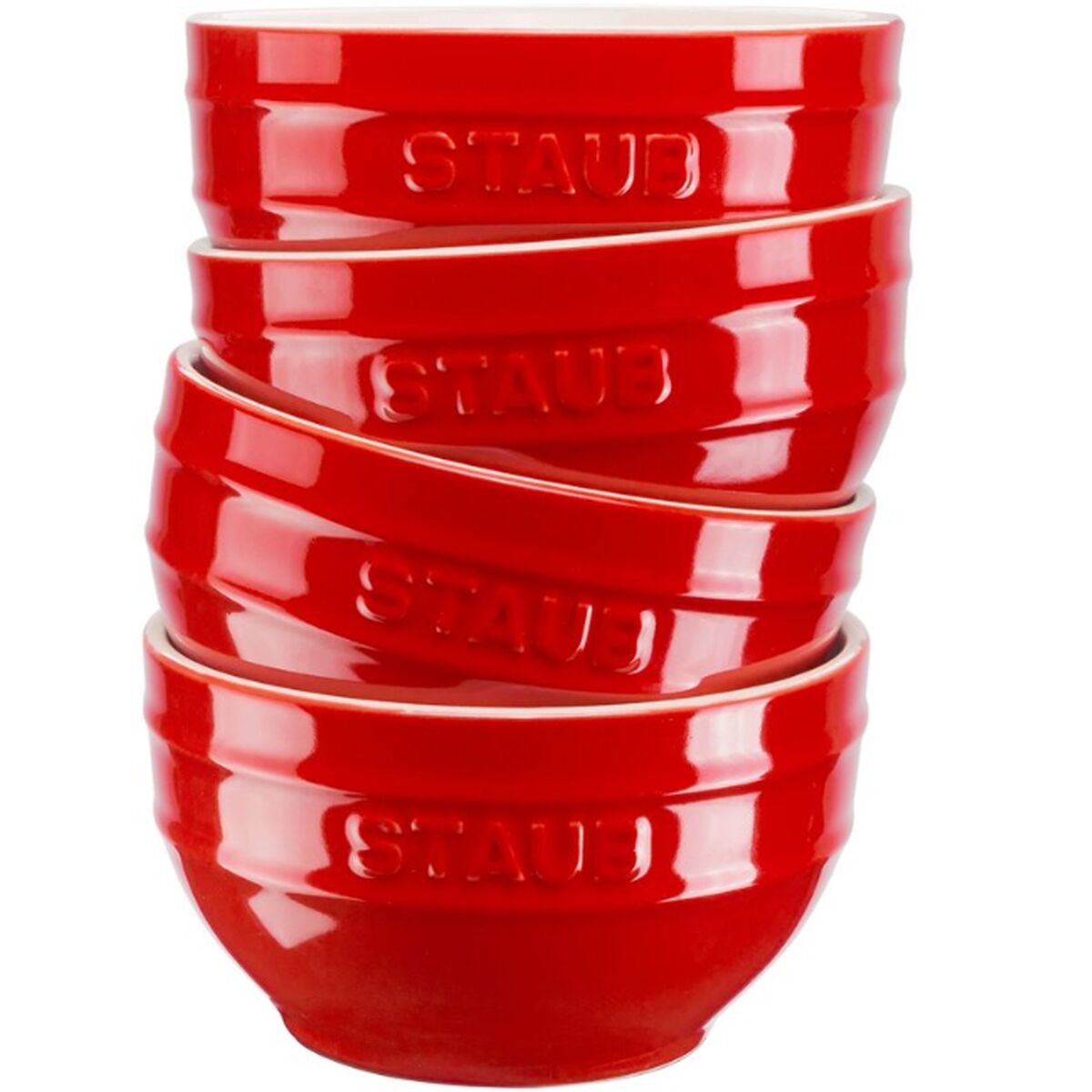 Skål Zwilling 40508-146-0 Röd Keramisk Rund 4 Delar Ø 14 cm 700 ml (4 antal)