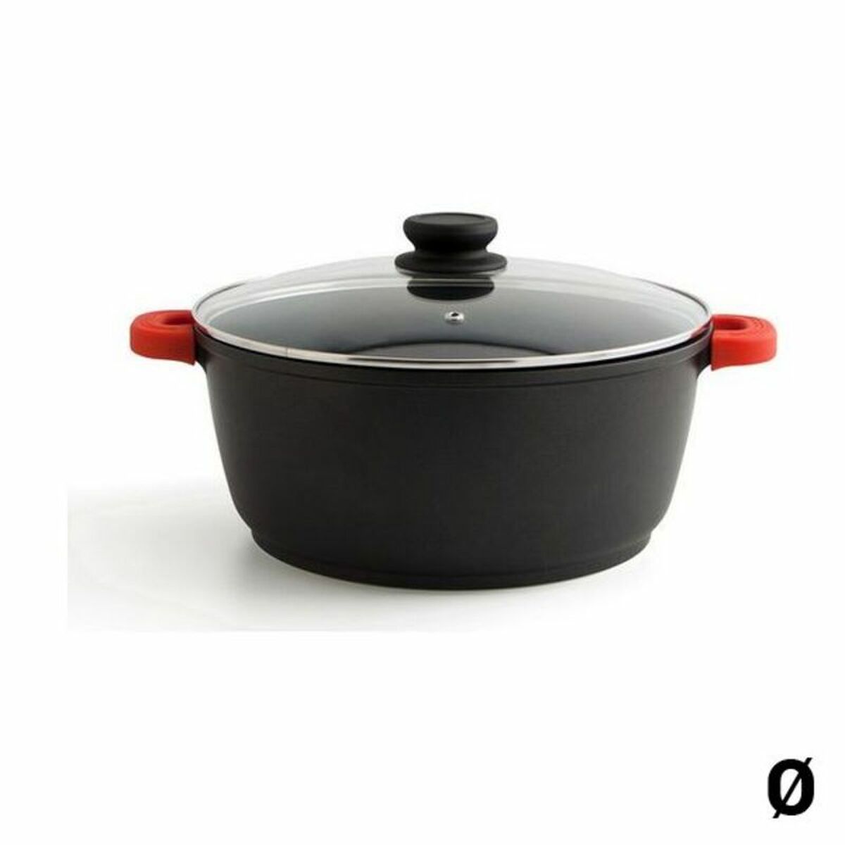 Kastrull med glaslock Quid Intense Aluminium, Mått: 24 cm - 7