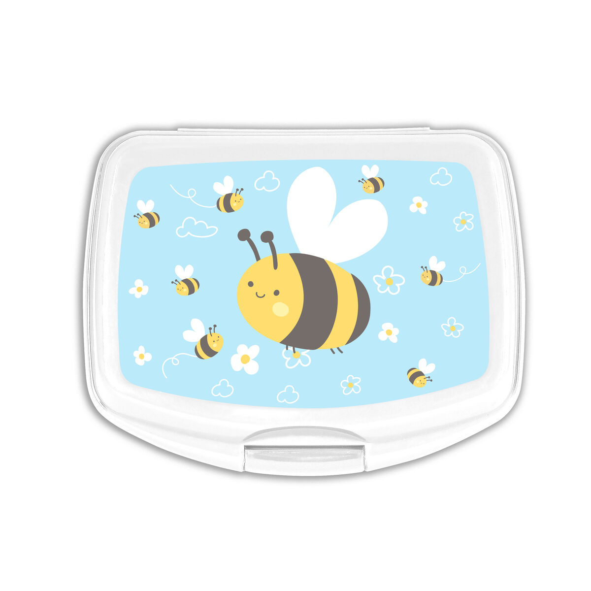 Smörgåslåda Safta Abeja Plast Ljusblå (17 x 6 x 14 cm) - 3