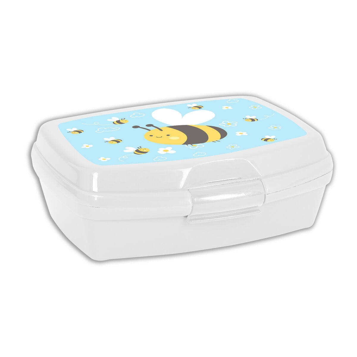 Smörgåslåda Safta Abeja Plast Ljusblå (17 x 6 x 14 cm) - 4