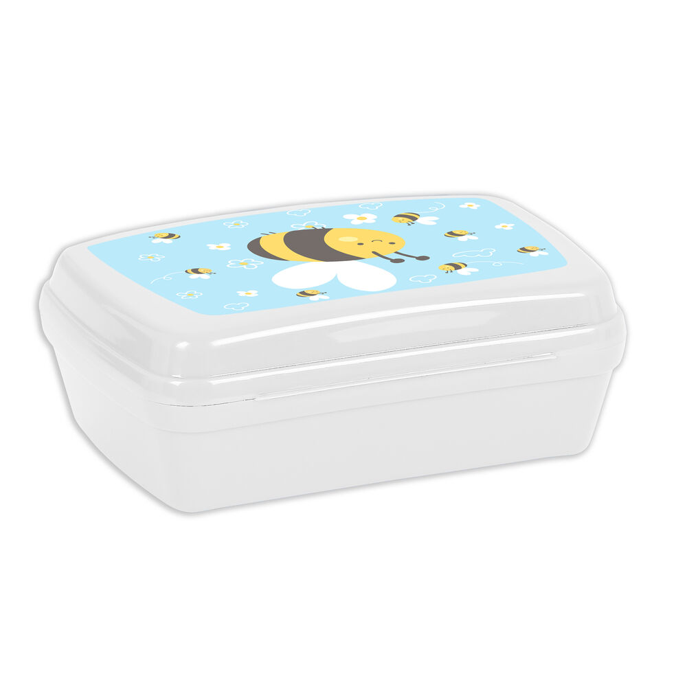 Smörgåslåda Safta Abeja Plast Ljusblå (17 x 6 x 14 cm) - 2
