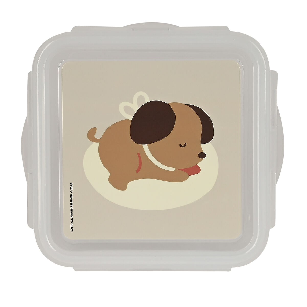Lunchlåda Safta Puppy 13 x 7.5 x 13 cm Beige - 2