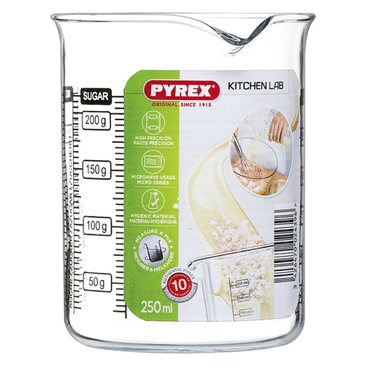 Glas Pyrex Kitchen Lab Transparent Glas, Kapacitet: 0,5 L - 4