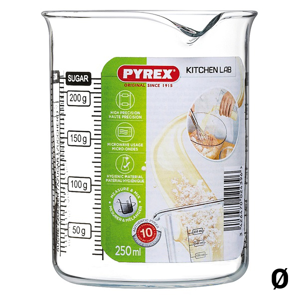 Glas Pyrex Kitchen Lab Transparent Glas, Kapacitet: 0,5 L - 3