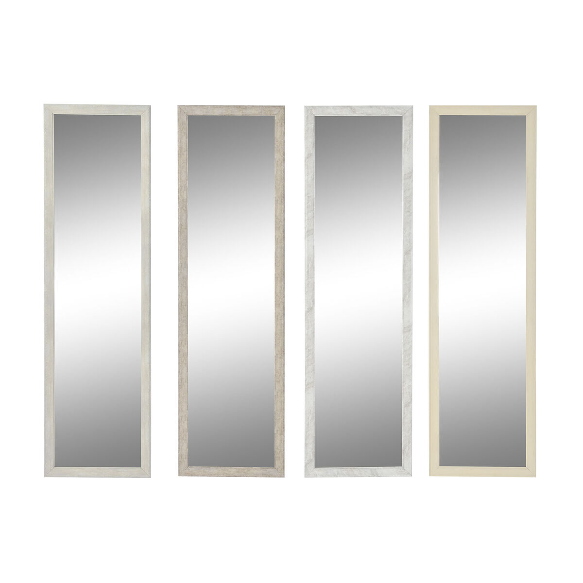 Väggspegel DKD Home Decor 35 x 2 x 125 cm Glas polystyren (4 antal)