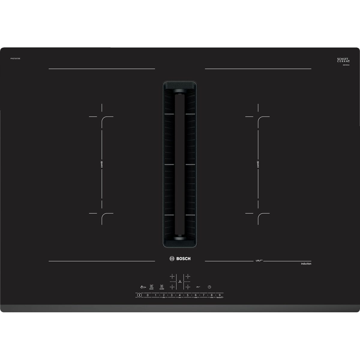 Induktionshäll BOSCH PVQ731F25E 70 cm 7400 W