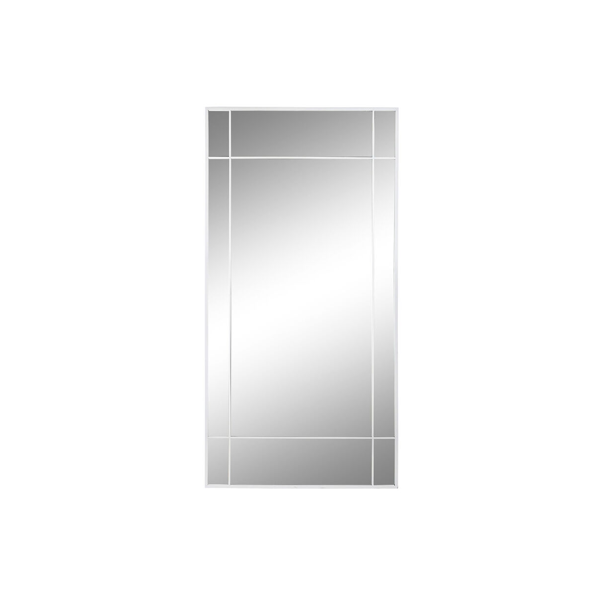 Väggspegel DKD Home Decor Vit Glas Järn Speglar 90 x 2 x 180 cm
