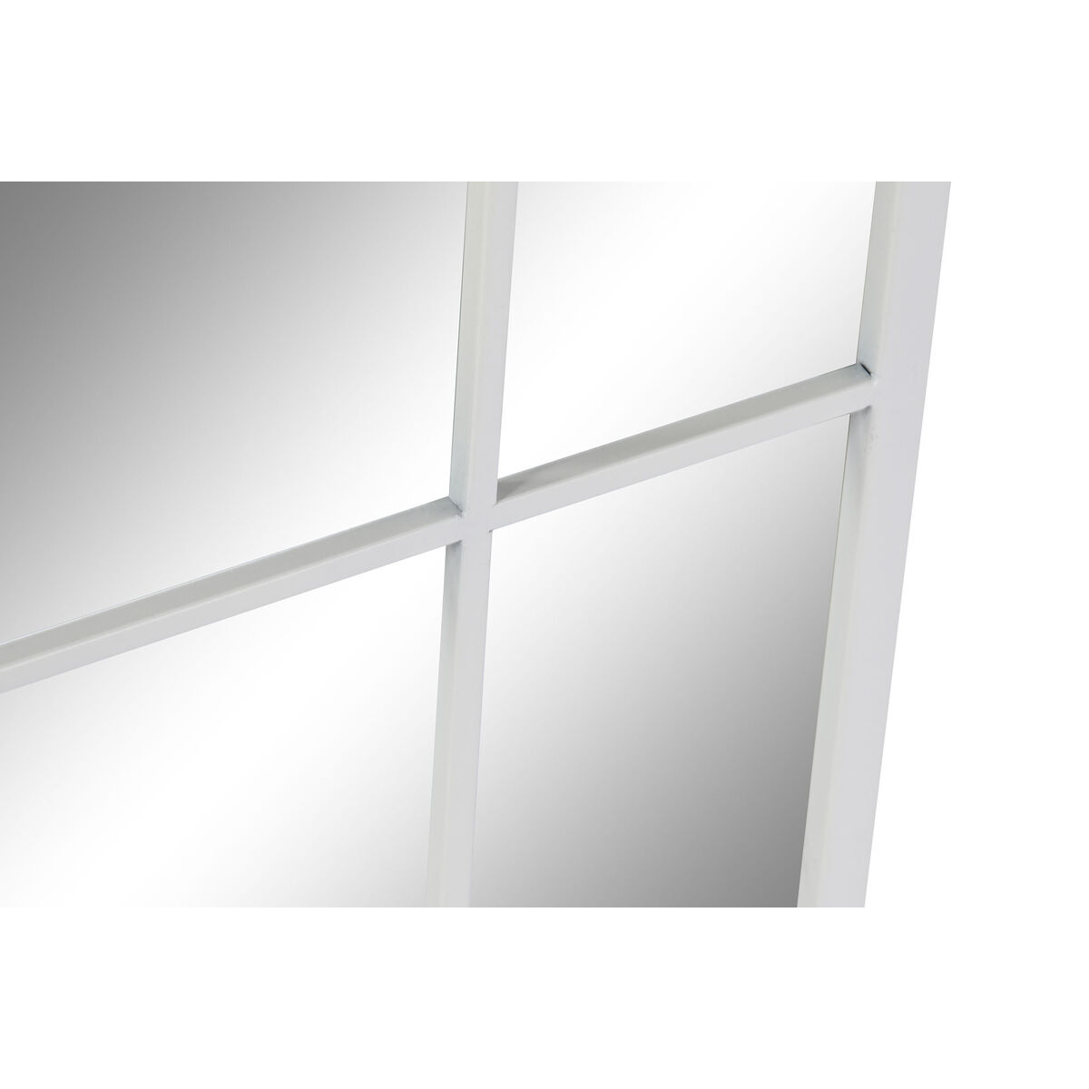 Väggspegel DKD Home Decor Vit Glas Järn Speglar 90 x 2 x 180 cm - 2