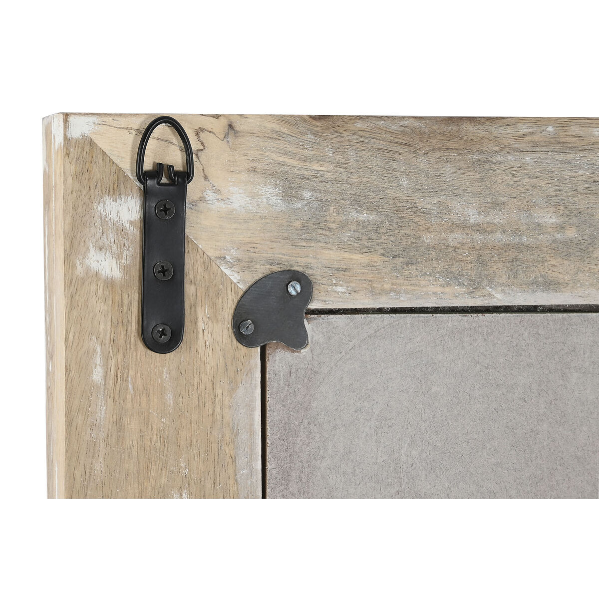 Väggspegel DKD Home Decor 55,8 x 7 x 165 cm Brun Vit Mangoträ - 2