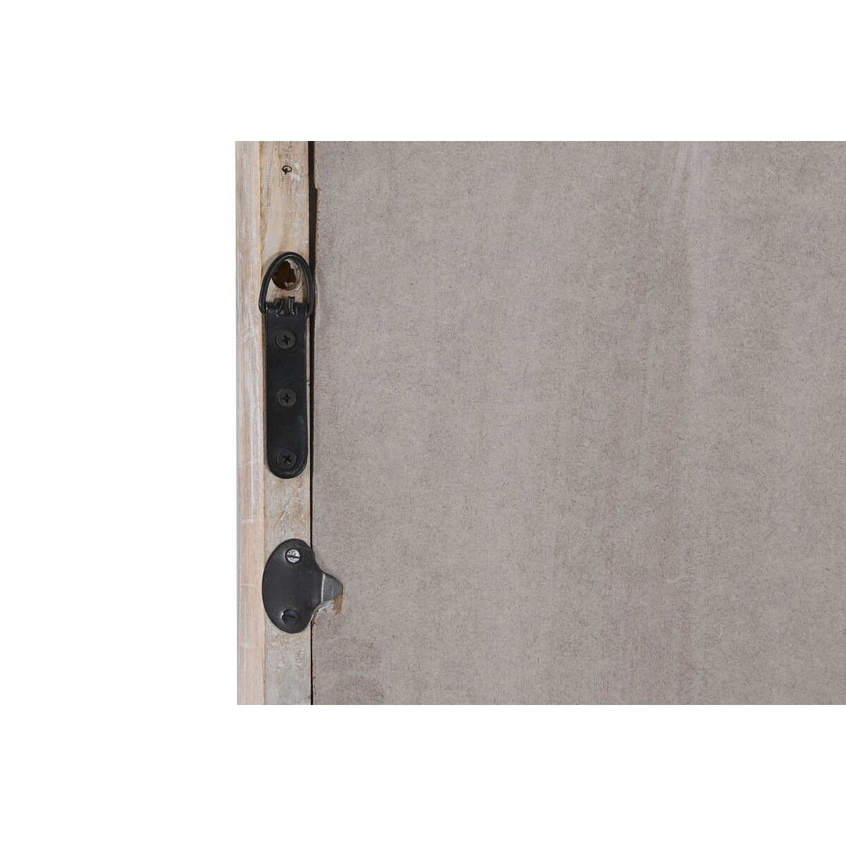 Väggspegel DKD Home Decor Vit Brun Mangoträ Speglar 50,8 x 7 x 184 cm - 2