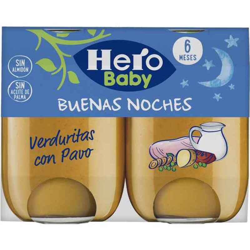 Barnmat Hero Buenas Noches Pavo Grönsaker (2 x 190 gr)