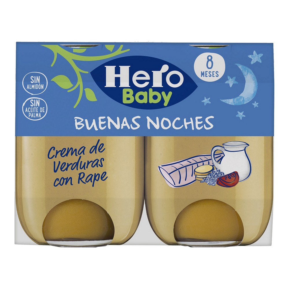 Barnmat Hero Buenas Noches Grönsaker Marulk (2 x 190 gr)