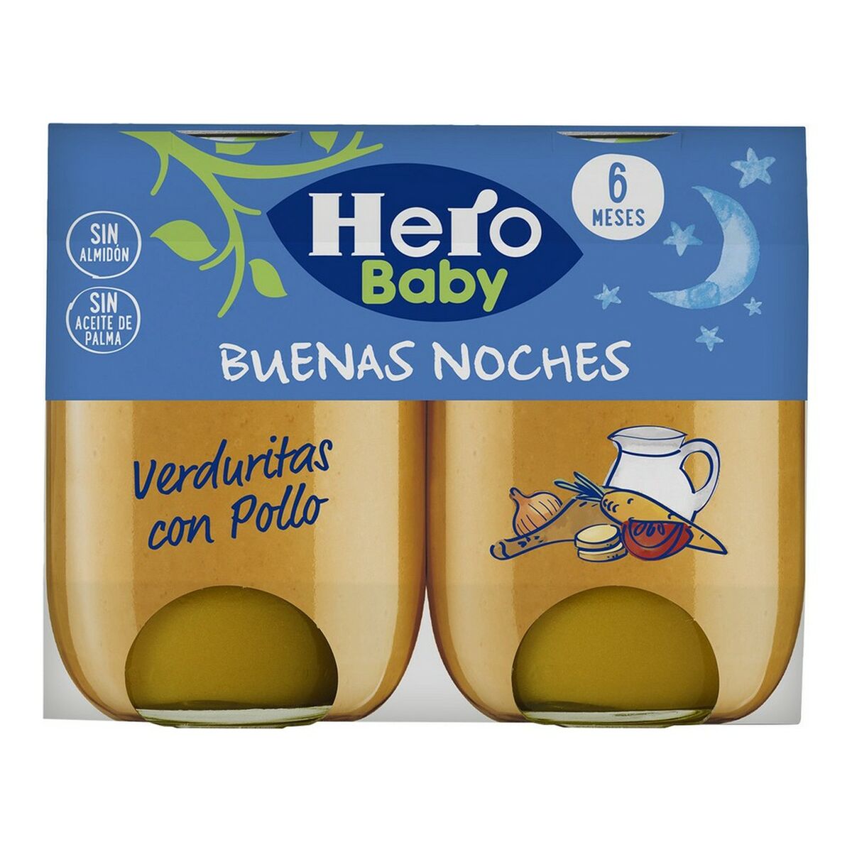 Barnmat Hero Buenas Noches Grönsaker Kyckling (2 x 190 gr)