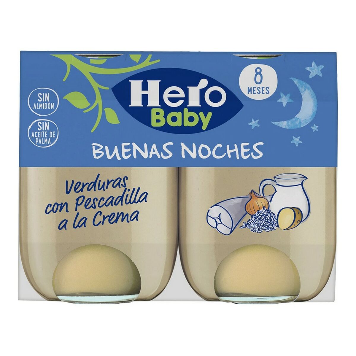 Barnmat Hero Buenas Noches Grönsaker Kolja (2 x 190 gr)
