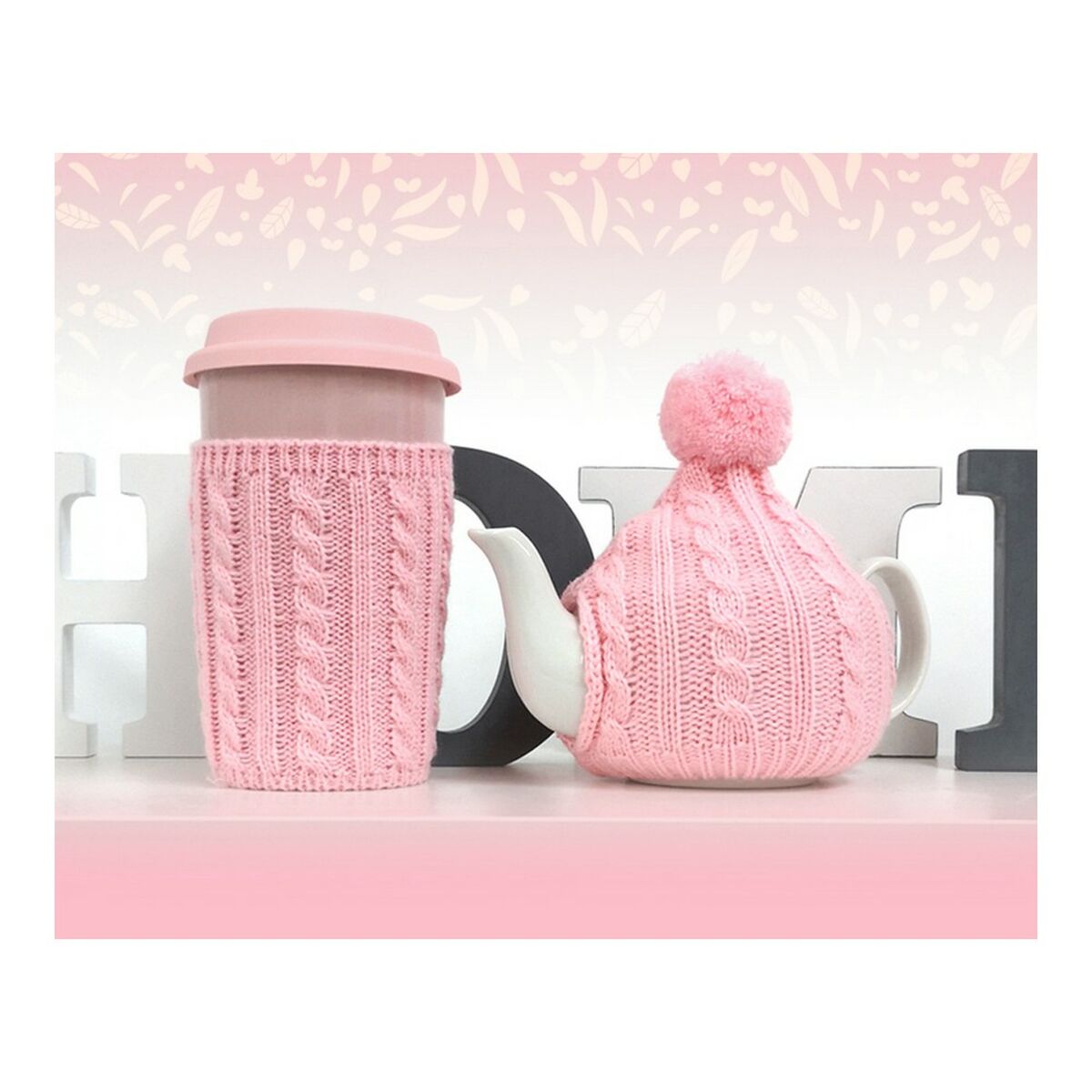 Set 1 Csésze Edények Rosa (2 pcs) - 2