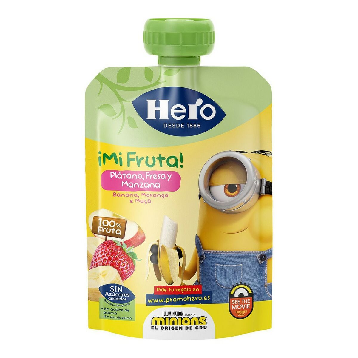 Barnmat Hero 24531 Jordgubbe Banan Äpple - 2
