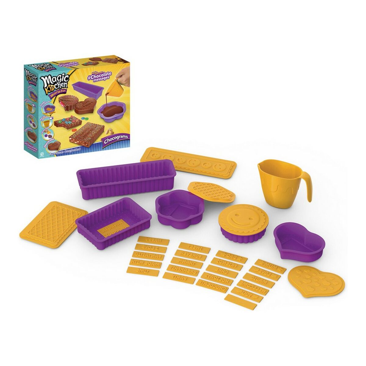 Set med Formar för Bakverk Magic Kidchen Plast (24 x 22 cm) - 2