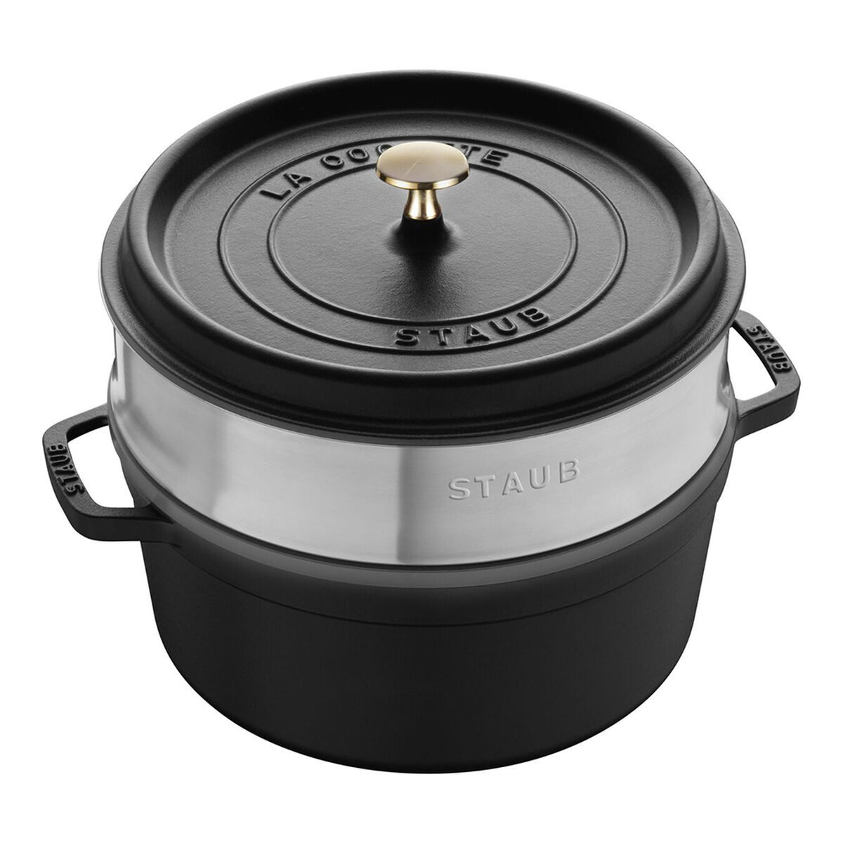Elektrisk ångkokare Zwilling Staub La Cocotte Svart Gjutjärn
