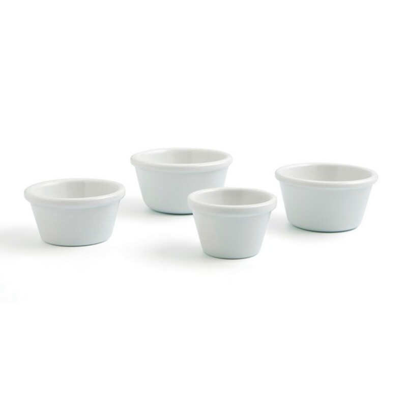 Ramekin Quid Professional Vit Plast, Mått: 8 x 8 x 4 cm