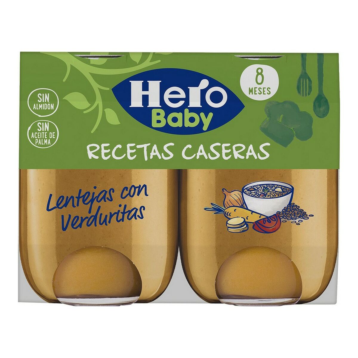Barnmat Hero Recetas Caseras Verduras (2 x 190 gr) - 2