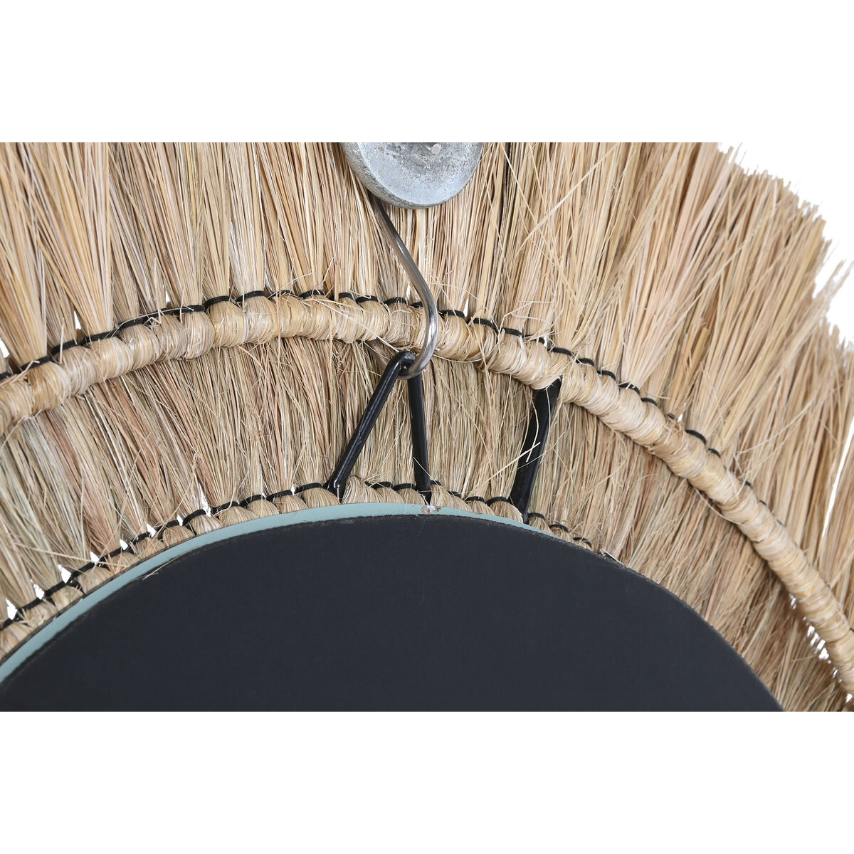 Väggspegel DKD Home Decor 70 x 5 x 100 cm Naturell Bali Jute - 2