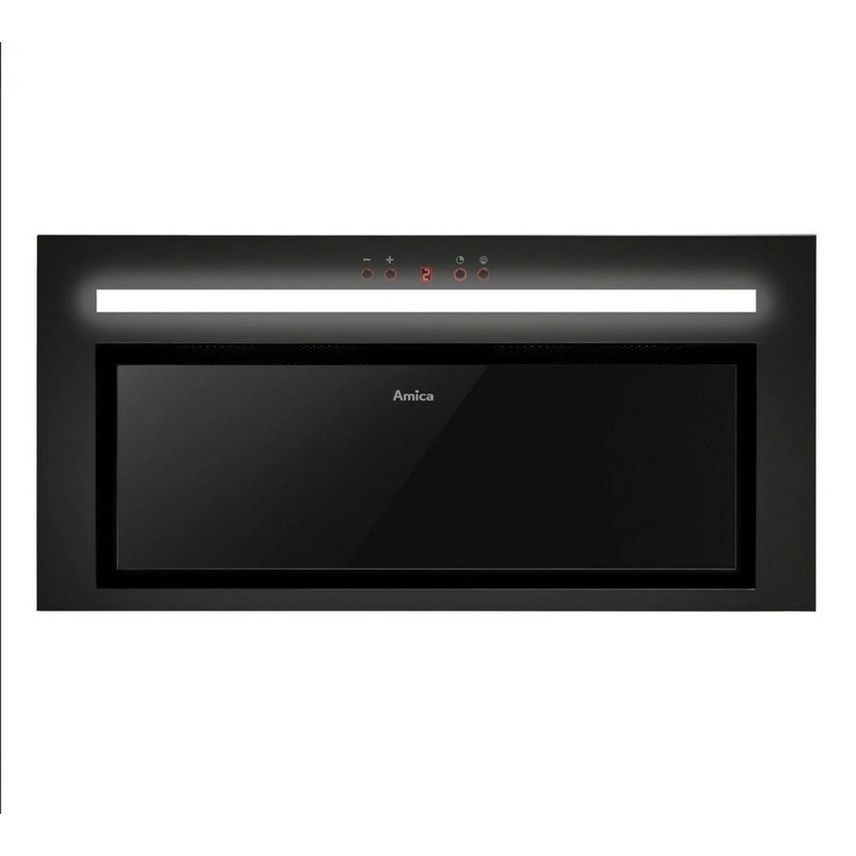 Konventionell fläkt Amica OMC6451B Svart Ja