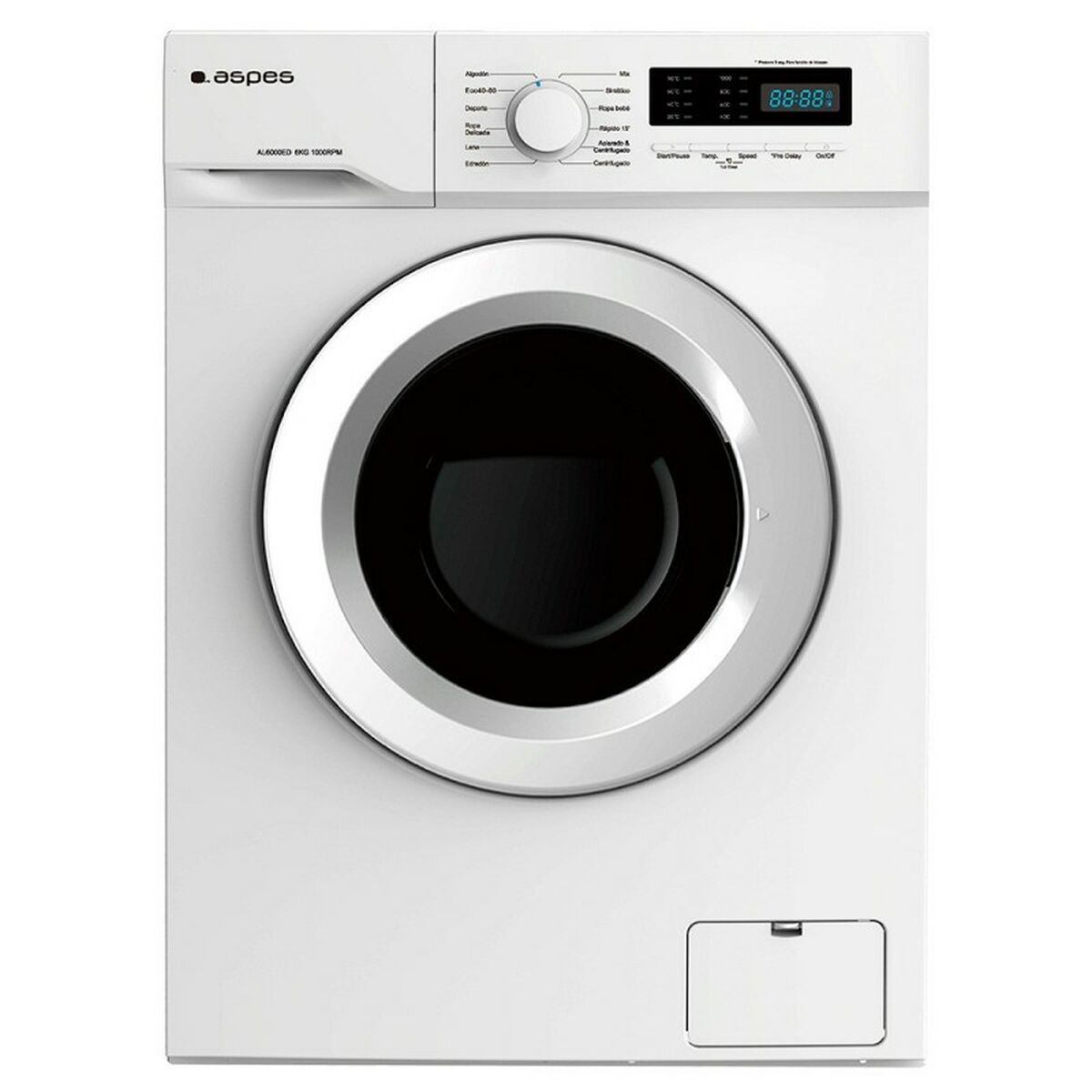 Tvättmaskin Aspes AL6000ED 60 cm 1000 rpm 6 Kg
