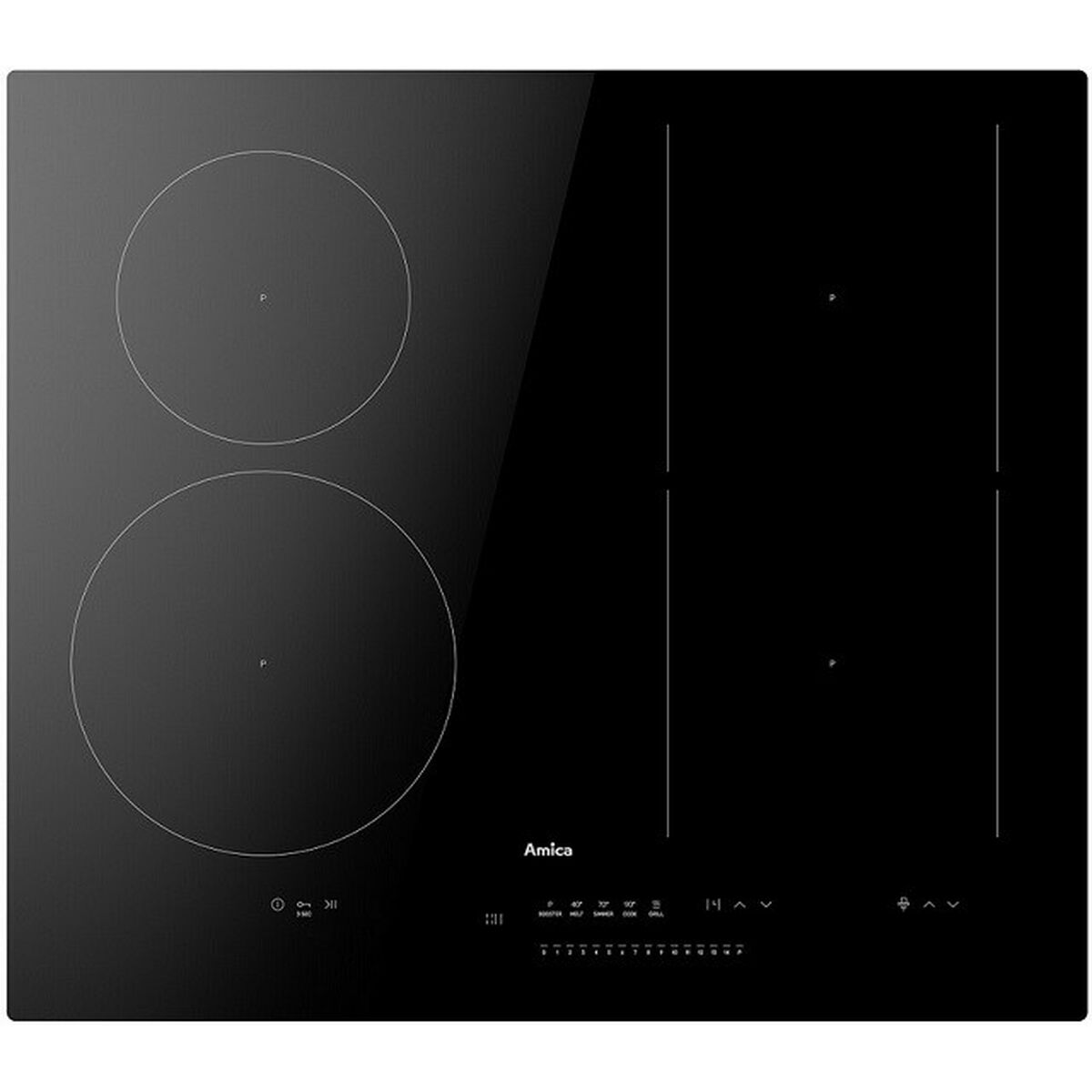 Induktionshäll Amica PIH6541PHTSUN 52 cm 56 cm 7350 W